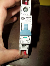 ALLEN BRADLEY 1489-A1C150 SER A CIRCUIT BREAKER 15A SINGLE POLE 1P WL100 