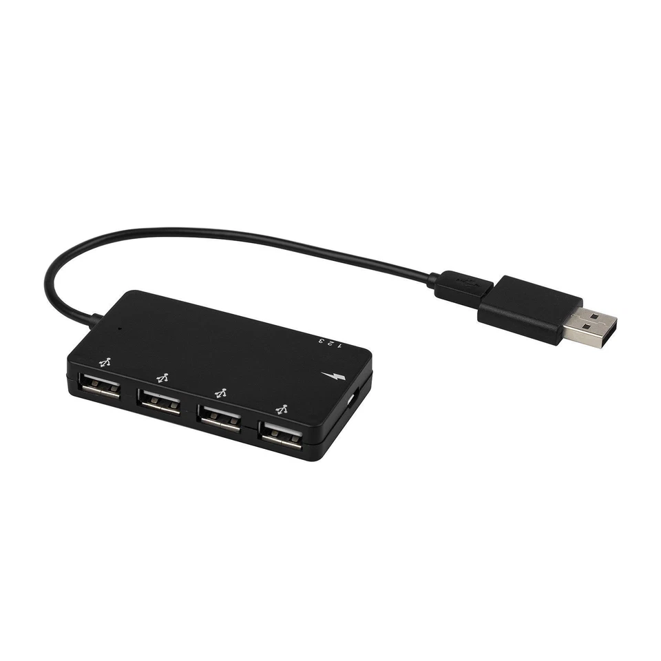Micro USB to Type A Adapter 4-Port Splitter Hub for Android Mobile Phone Charge - Image 3 of 4