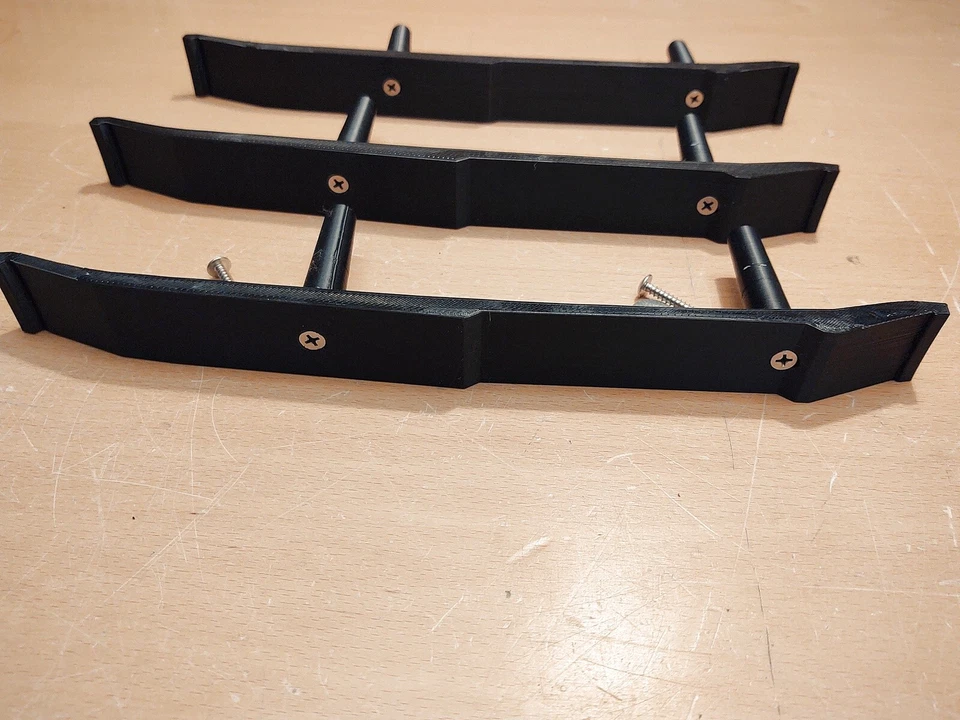 Juego de soportes 87-96 para panel de moldura de puerta trasera Ford F150 F250 F350 Foto 3 de 4