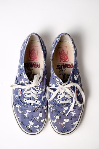 snoopy vans slip ons