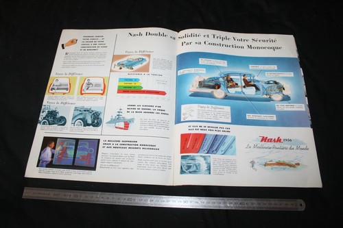 (63BIS) Large Brochure catalogue french NASH 1956 en français - Picture 5 of 8