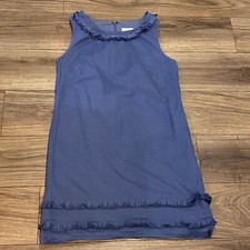 LOFT Shift Dress Women's Size 6 Knee Length Blue Romantic