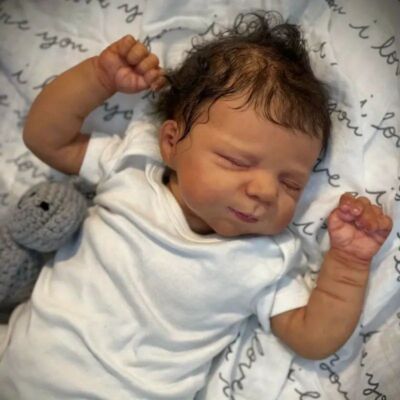 Black Realistic Baby Doll 18 Inch Real Looking Reborn Baby Dolls Newborn for Kid