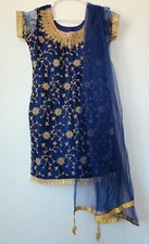 Bridal Blue heavy Chiffon sharara NEGOTIABLE