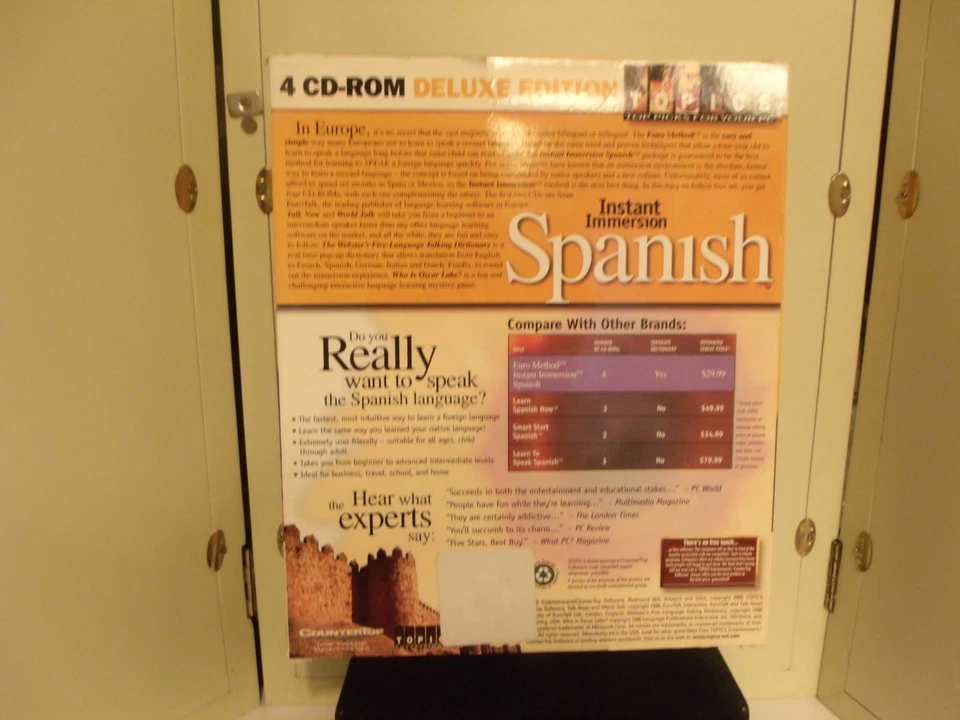 Instant Immersion Spanish - The Euro Method 4 CD Set Great Condition! Topics - Image 2 of 2