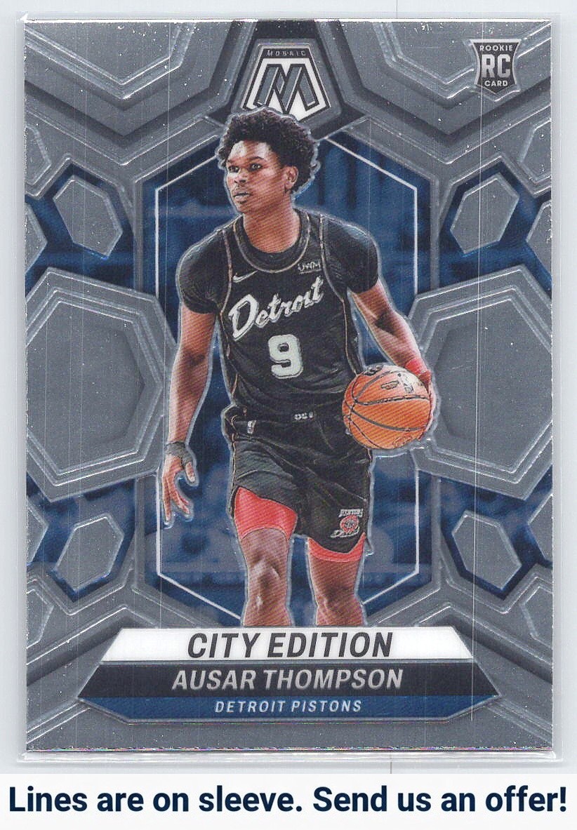 2023-24 Panini Mosaic #290 Ausar Thompson City Edition