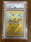 2019 POKEMON SUN & MOON UNBROKEN BONDS #54 PIKACHU-REVERSE FOIL PSA 9