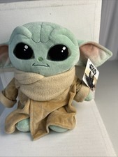 Disney Star Wars Mandalorian The Child Plush Baby Yoda Grogu Doll Toy 10" NWOT