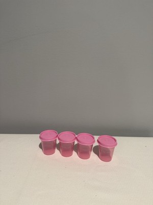 Tupperware Set Of 4 Minis With Lids 2 Ounces Each