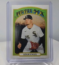 2021 Topps Heritage Adam Engel #376 Chicago White Sox MLB Baseball Base 