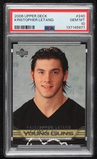 2006-07 Upper Deck Young Guns Kris Letang Kristopher #240 PSA 10 GEM MT d9r