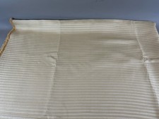 2 yds Vertical Stripes Beige Ivory Light Texture Upholstery Fabric Tone on Tone