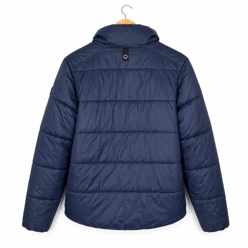 GAASTRA PR-G AIR Men Puffer Jacket Size S Full Zip Pockets Blue Insulated Nylon - product detail image 3