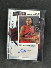 2025-26 Topps Collin Murray-Boyles New Applicant Rookie Autograph AUTO Raptors
