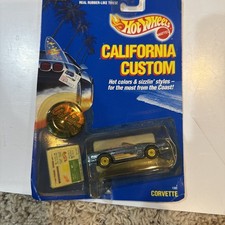 factory-sealed 1990 Hot Wheels California Custom Corvette (#1301)