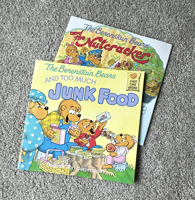 #ad The Berenstain Bears Too Much Junk Food The Nutcracker Paperback Books Lot of 2 $10.25
