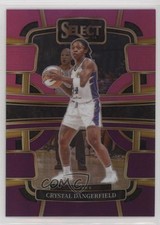 2024 Select WNBA Concourse Pink & Purple Prizm 5/99 Crystal Dangerfield #35 9cf