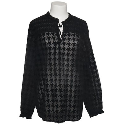 BPC Selection, Bluse, Größe: 44, Schwarz/Grau, Hahnentritt, Damen #CeX