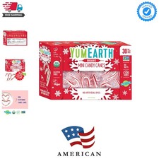 Organic Holiday Mini Candy Canes, 30 Count