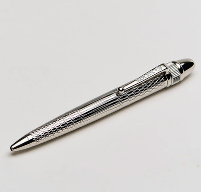 ROLEX Vintage Style Palladium Finish Ballpoint Pen New Boxed AD VIP Gift