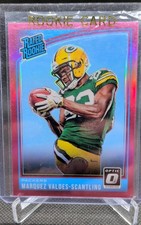 2018 Donruss Optic - Rated Rookie Marquez Valdes-Scantling #186 Pink Prizm (RC)