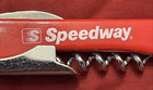 Vintage Speedway gas station bottle opener corkscrew — photo 2