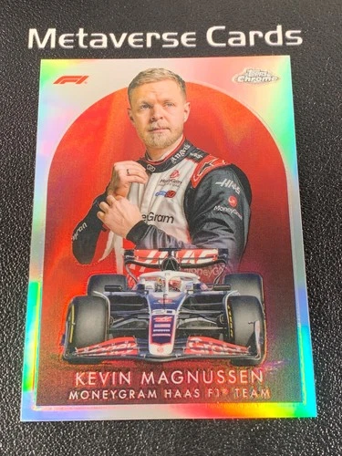 2024 Topps Chrome Formula 1 Kevin Magnussen The Grid Case Hit SSP