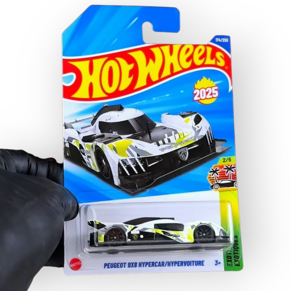 2025 HOT WHEELS MAINLINE CASE M PEUGEOT 9X8 HYPERCAR/HYPERVOITURE