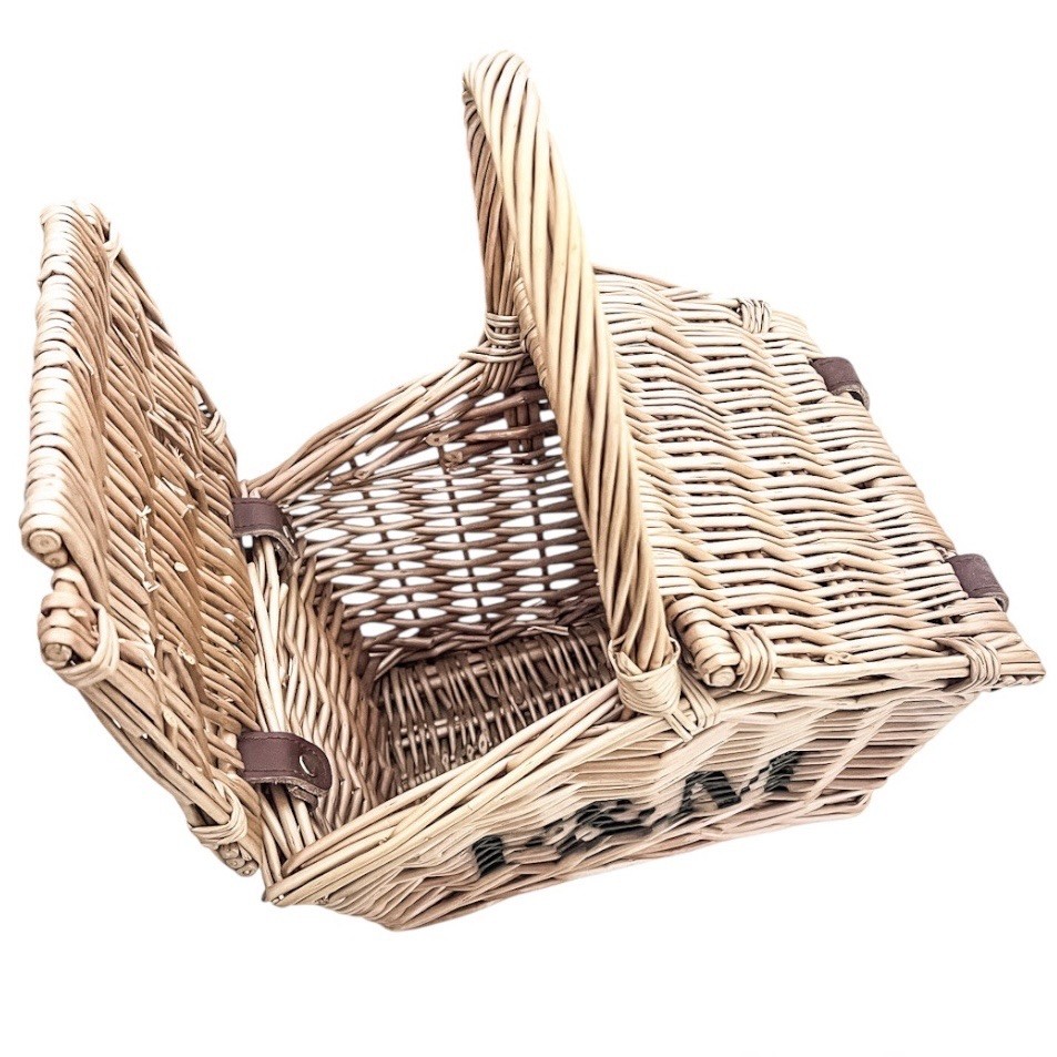 Fortnum & Mason Mini Huntsman Hamper Basket Picnic Handle Basket