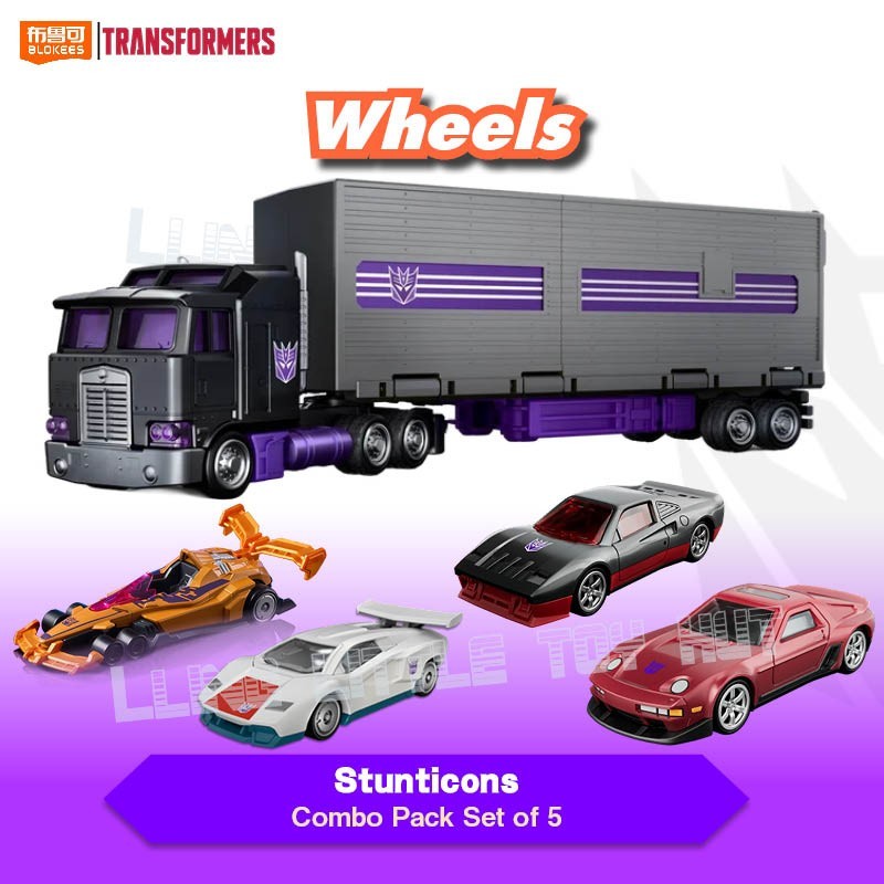 Blokees Transformers Wheels Stunticons Motormaster 1:64 Vehicle Car Model Kit