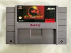Super Nintendo Game Cartridge - Mortal Combat