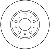 2Er Set Bremsscheiben TRW Automotive DF2671 Volvo 271788 2717880 2717882 272312