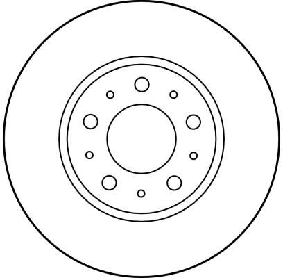 2Er Set Bremsscheiben TRW Automotive DF2671 Volvo 271788 2717880 2717882 272312-image
