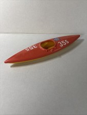 1977 Fisher Price - Adventure People White Water Kayak #355 / Orange Kayak