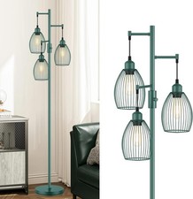 Elegant Dimmable Industrial Floor Lamp - 70  Tall with 800 Lumens LED Bulbs