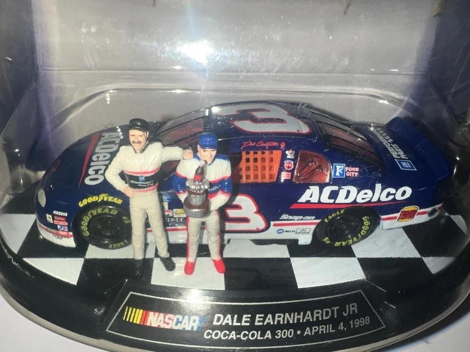 '98 Winners Circle 1:43 Victory Celebration Dale Earnhardt Jr & Sr Coca Cola 300 - Image 2 of 4