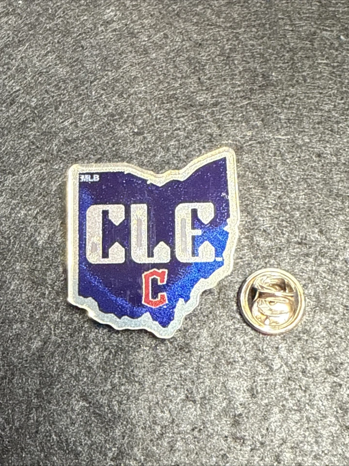 Cleveland Guardians 2025 City Connect CLE Ohio Logo Acrylic Pin MLB Baseball - Image 2 of 4