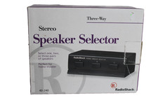 NEW Radio Shack Stereo Speaker 3 Way Selector Switch 40-240