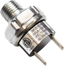 Air Pressure Switch 90-120 PSI Tank Mount Type Thread 1/4" NPT 12V 24V DC Air Co