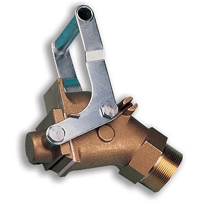 Wesco Industrial Products 272034 Self-Closing Brass Gate Valve - 2'' NPT