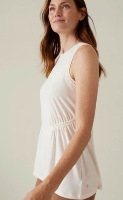 NWT Athleta Air Out Cinch Tank Size Small Cream