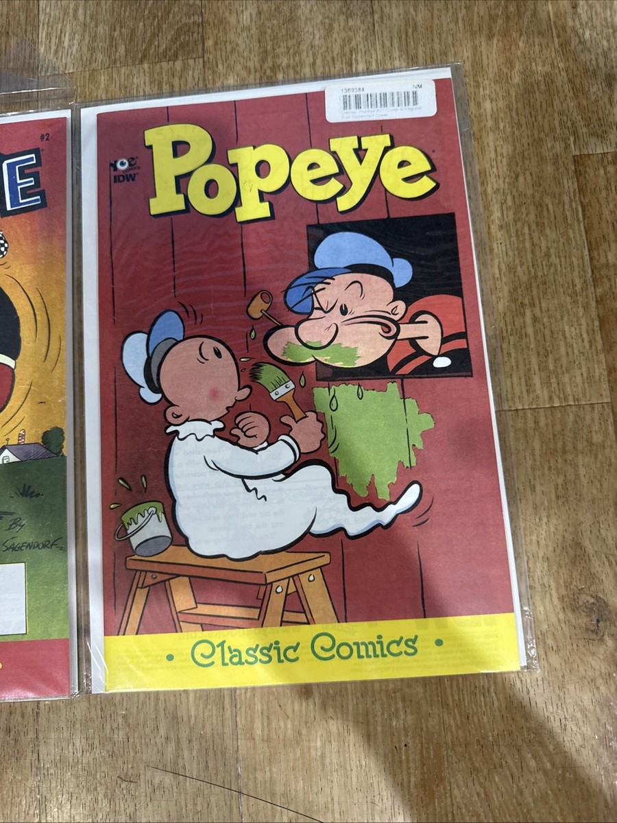 アメコミ POPEYE POPEYE CLASSIC COMICS #27 AND #2 IDW FIRST PRINTS) Great