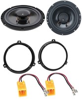 Dietz 85Watt 16,5Cm 2-Wege Lautsprecher FüR Fiat Panda 03-12 HecktüR Auto Boxen