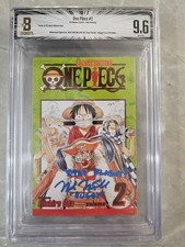 One Piece #2 PRIMA APPARIZIONE BUGGY negli Stati Uniti manga firmato MIKE MCFARLAND BUGGY BGS 