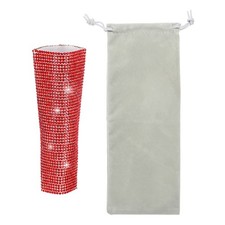 Red Mic Handle Cover, Mic Not Included With Grey Bag