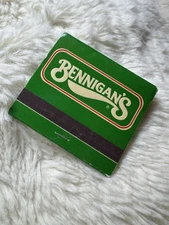 Vintage Pennigan’s Matchbook “C’mon Get Happy” Green Bar Restaurant Ephemera