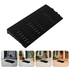 2 Pcs Entryway Rubber Ramp Wheelchair Access Floor Ramps Bathroom