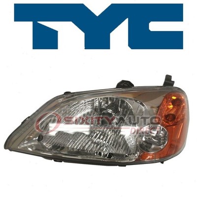 TYC Left Headlight Assembly for 2001-2003 Honda Civic Electrical Lighting mk