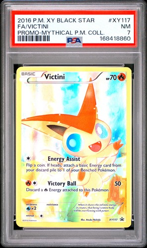 Victini graded PSA 7 for sale on eBay