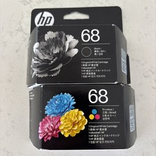 HP 68 Black Ink Colour Ink 2 Pack Bundle- 160/320 pages Exp Sept 2026